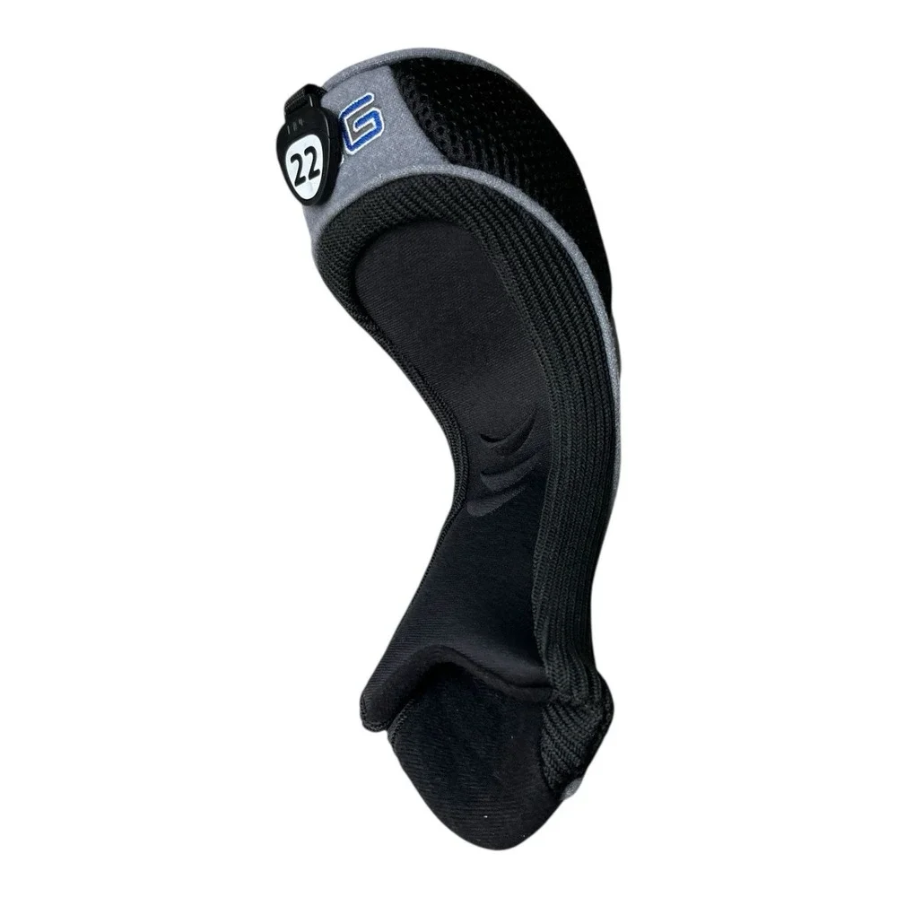 Ping G5 Hybrid Rescue 22° Golf Club  Headcover Head Cover Blue Gray Black
